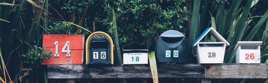 D8 VISA Manage Postal mail